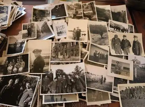 179 alte Fotos - Soldaten - vers. Einheiten, Marine, Luftwaffe, Heer