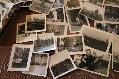 179 alte Fotos - Soldaten - vers. Einheiten, Marine, Luftwaffe, Heer