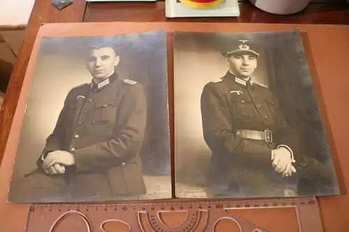 zwei tolle alte Fotos - Portrait eines Beamten ?? Berlin - 30-40er Jahre 