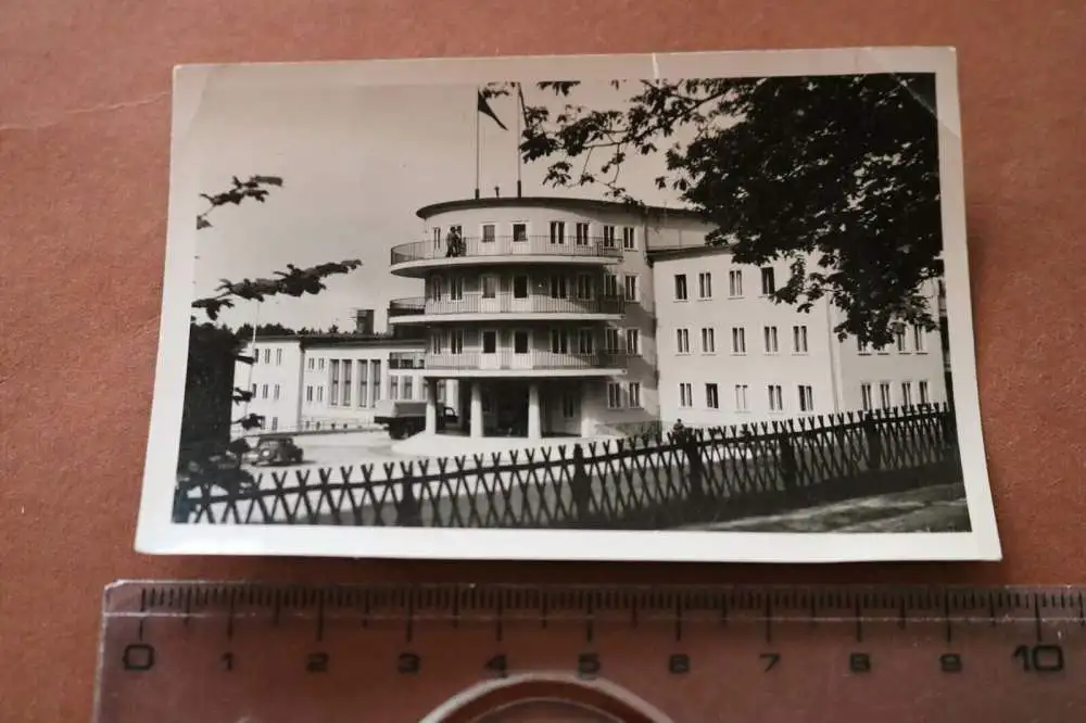 tolles altes Foto FDGB-Ferienheim Fritz Heckert Quedlinburg 1956 0