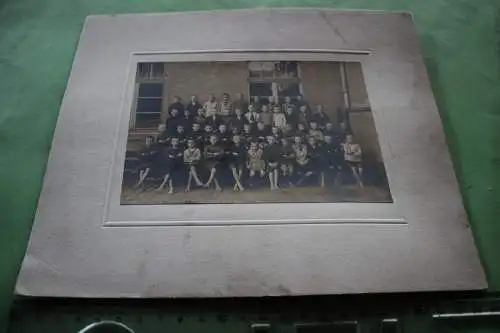 Tolles altes Klassenfoto - Jungsschule - Schüler - 1910-20 ???? Ort ???