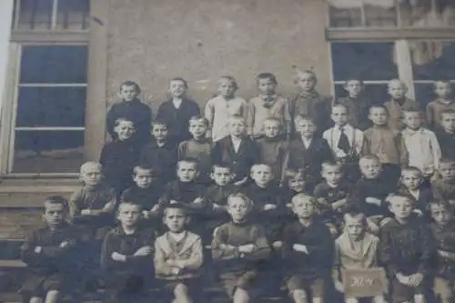 tolles altes Klassenfoto - Jungsschule - Schüler - 1910-20 ???? Ort ???