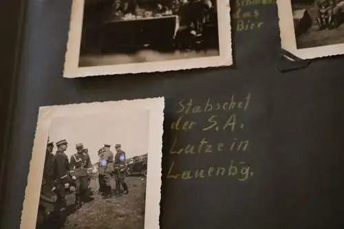 kleines Konvolut Fotos eines Soldaten der Luftwaffe 17 Fotos  - Lauenburg ?