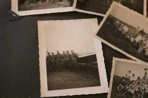 kleines Konvolut Fotos eines Soldaten der Luftwaffe 17 Fotos  - Lauenburg ?