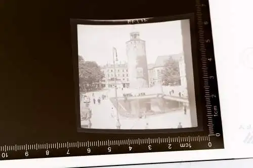 Tolles altes Negativ - Frauenturm oder Dicker Turm  Görlitz 50er Jahre ?