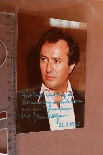 tolles altes Foto original  Autogramm Schauspieler ? mir unbekannt 
