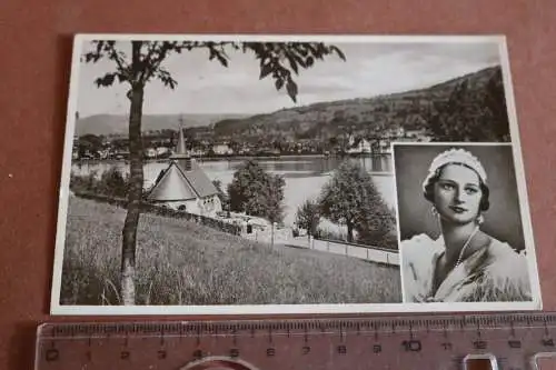 tolle alte Karte  Küssnacht a. Rigi Gedächtniskapelle Königin Astrid v. Belgien