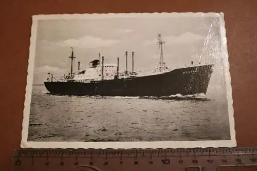 tolle alte Karte - Schiff MS Montan - Komrowski Hamburg 