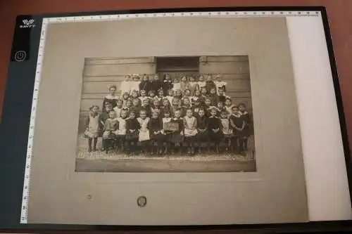 Tolles altes Klassenfoto - Mädchenschule - 1920 - Ort ??