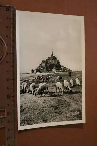 tolle alte Karte -Le Mont Saint Michel 1940