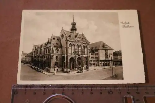 tolle alte Karte - Erfurt Rathaus 