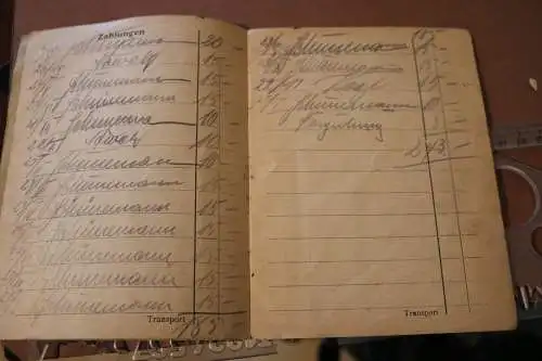 tolles altes Conto-Buch  - Möbelhaus Gustav Crämer  Lütgendortmund 1928