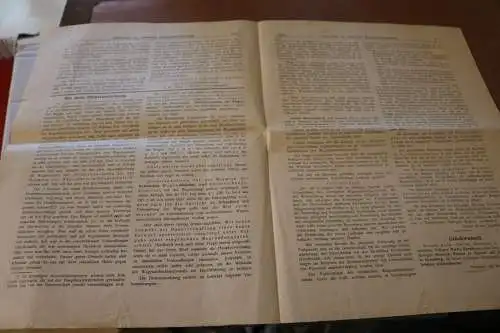 tolles altes Mitteilungsblatt - Fachverband techn. Wagenaufsichtspersonals 1928 
