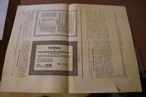 tolles altes Mitteilungsblatt - Fachverband techn. Wagenaufsichtspersonals 1928 