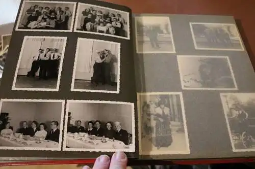 Tolles altes Album 151 Fotos eines Studenten ?? Stadtansichten, Familie - 50-60e