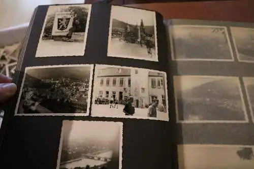 Tolles altes Album 151 Fotos eines Studenten ?? Stadtansichten, Familie - 50-60e