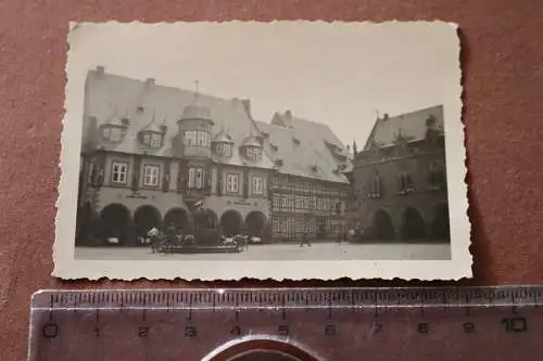 Tolles altes Foto - Marktplatz   Goslar  30-40er Jahre ?