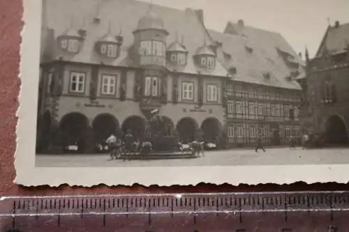 tolles altes Foto - Marktplatz   Goslar  30-40er Jahre ?