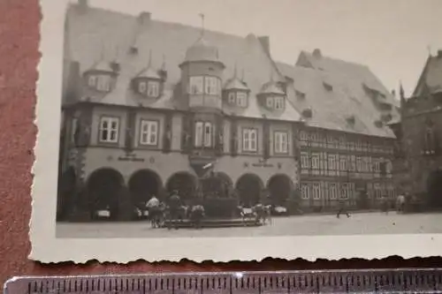 tolles altes Foto - Marktplatz   Goslar  30-40er Jahre ?