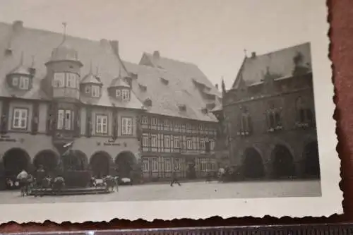 tolles altes Foto - Marktplatz   Goslar  30-40er Jahre ?