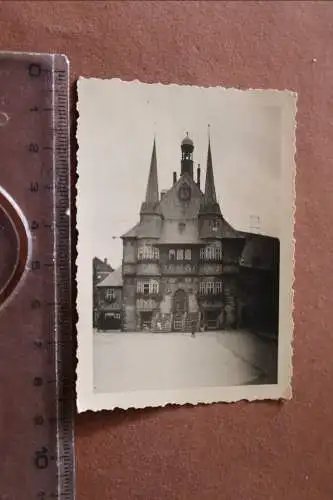 tolles altes Foto - Rathaus Werningerode  30-40er Jahre 