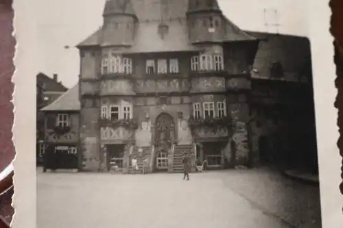tolles altes Foto - Rathaus Werningerode  30-40er Jahre 