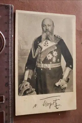 tolle alte Karte - Portrait Großadmiral Tirpitz 1915