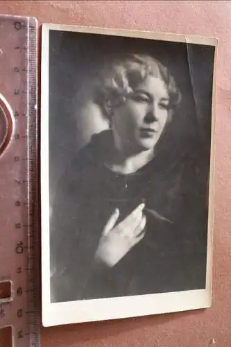 Tolles altes Foto - Portrait einer hübschen Frau - Schauspielerin ?? 1920-30 ?