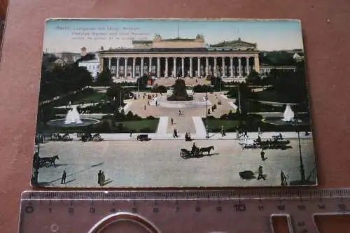 tolle alte Karte - Berlin - Lustgarten mit kgl. Museum  1915