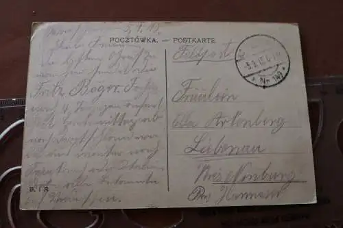 tolle alte Karte - Warschau - Warszawa Marszalkowska Strasse 1915