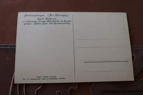 tolle alte Karte - Ansicht Oederan  Am Ehrenzug   1910-20 ? 