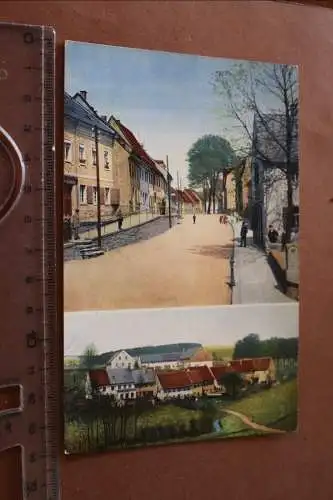 tolle alte Karte - Ansicht Oederan - Hainichener Strasse   - 1910-20 ?