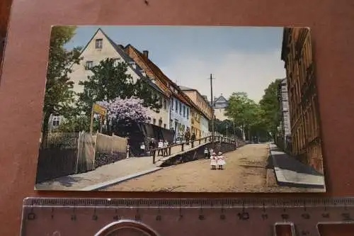 tolle alte Karte - Ansicht Oederan - Äußere Frankenberger Strasse   - 1910-20 ?