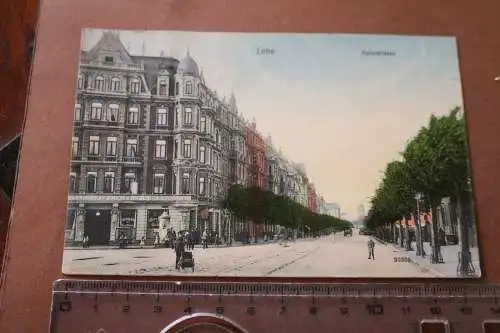 tolle alte Karte - Lehe  Hafenstrasse 1910 - Bremerhaven