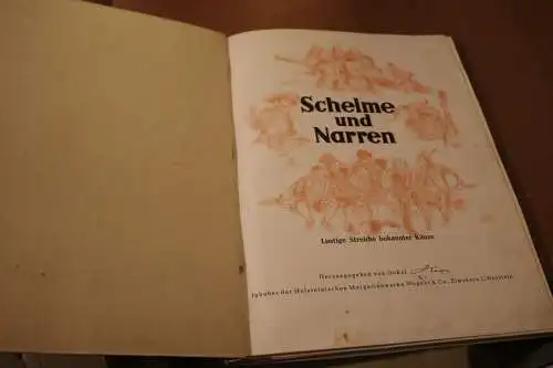 altes Sammelalbum  Schelme und Narren  - Onkel Heinz-  komplett