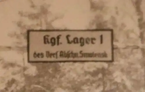 altes Foto Kriegsgefangenenlager 1 - Abschnitt Schmolensk 