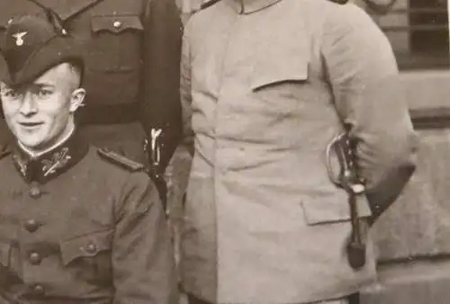 tolles altes Gruppenfoto - Jäger , Förster ?? 30-40er Jahre aus Schotten (2)  