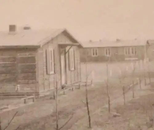 altes Foto  Lager Kienwerder bei Stettin - ......durchgangslager ? 1943