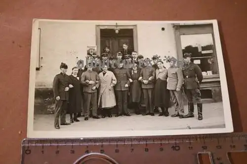 tolles altes Gruppenfoto - Jäger , Förster ?? 30-40er Jahre aus Schotten 
