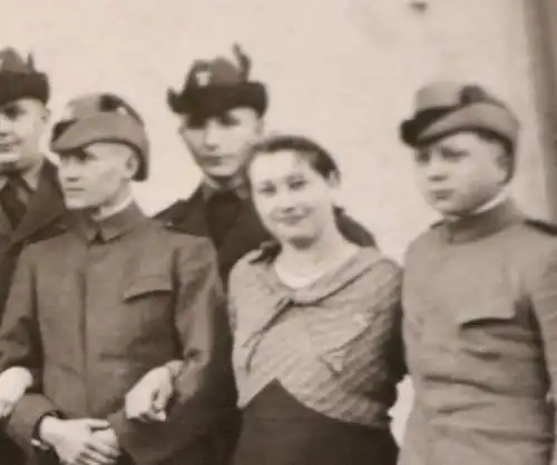 tolles altes Gruppenfoto - Jäger , Förster ?? 30-40er Jahre aus Schotten 