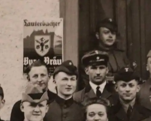 tolles altes Gruppenfoto - Jäger , Förster ?? 30-40er Jahre aus Schotten 