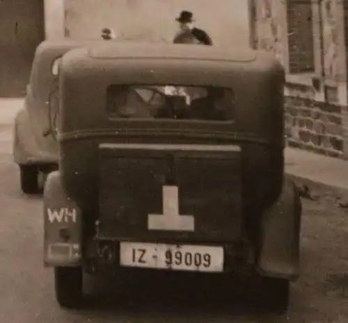 tolles altes Foto deutsche Soldaten - Frankreich ?? Kaserne ? Schiessstand ??