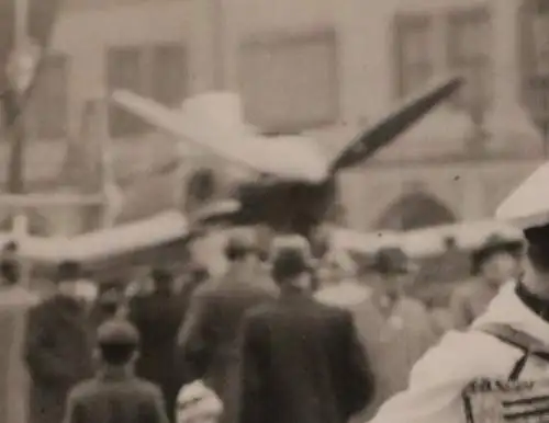 drei interessante alte Fotos - Junkers Mitarbeiter Junker Ju 87 - Alter Markt 