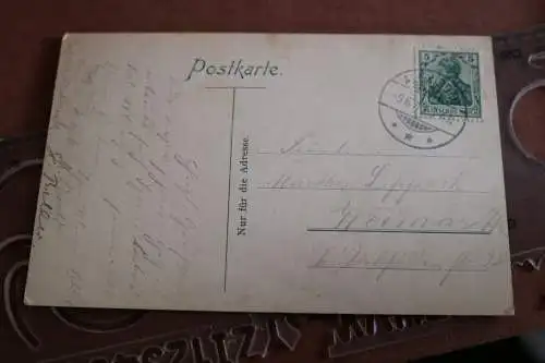 tolle alte Karte -  Ansicht Alexisbad Harz   1910 