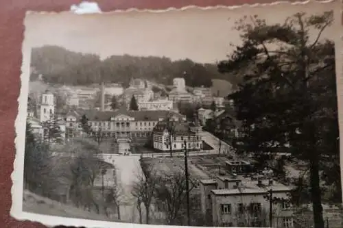 tolles altes Foto - mir unbekannte Stadt - Ort ? Großes Gebäude