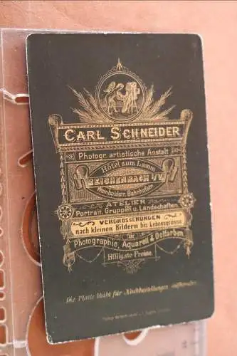 tolles altes CDV-Foto - Frau in Tracht - Reichenbach 
