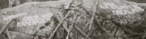 altes Foto - Soldatengräber Oberland Soldaten ? 