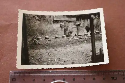 altes Foto - Soldatengräber Ort ??? 