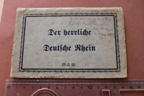 Alte Bildserie - Der herrliche Deutsche Rhein - 1935 - viele farbige Ansichten