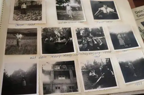 tolles altes Album 187 Fotos einer Frau 50-60er Jahre 